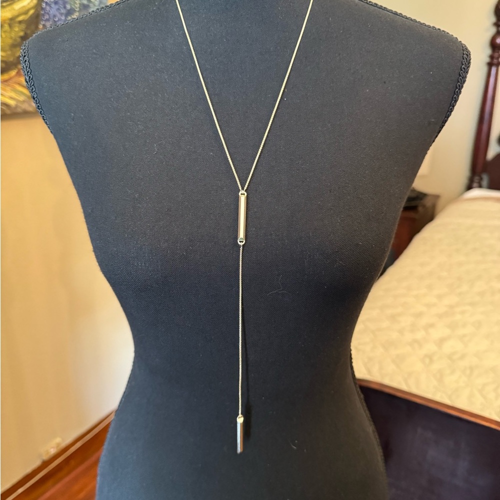 Kendra Scott Shelton Gold Tone Y Necklace